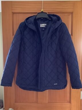 Lands End hooded jacket small NWOT